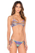 Luli Fama Free Love Criss-Cross Back Bra Top